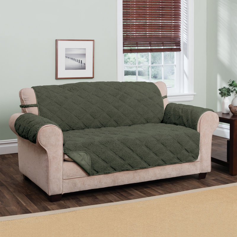 Winston Porter Sherpa Waterproof Sofa Slipcover & Reviews Wayfair.ca